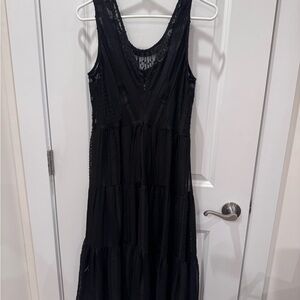 J. Crew Black Maxi Dress